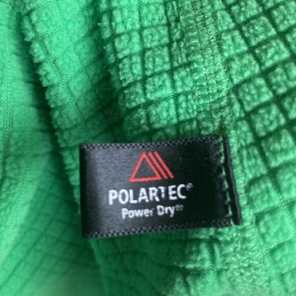 Patagonia Women’s R1 Regulator Grid Fleece Green Full Zip Polartec Jacket Small - Picture 12 of 14